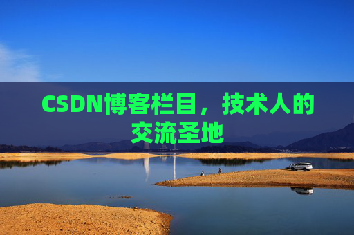 CSDN博客栏目，技术人的交流圣地